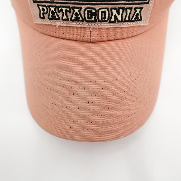 Patagonia Hat Cap Snap Back Pink Trucker Mesh Embroidered Patch NetPlus Mens - Picture 3 of 14
